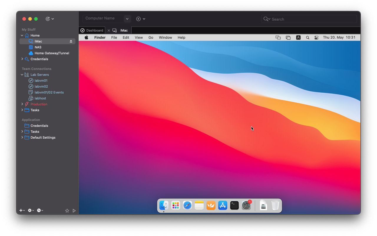 VNC: macOS Host