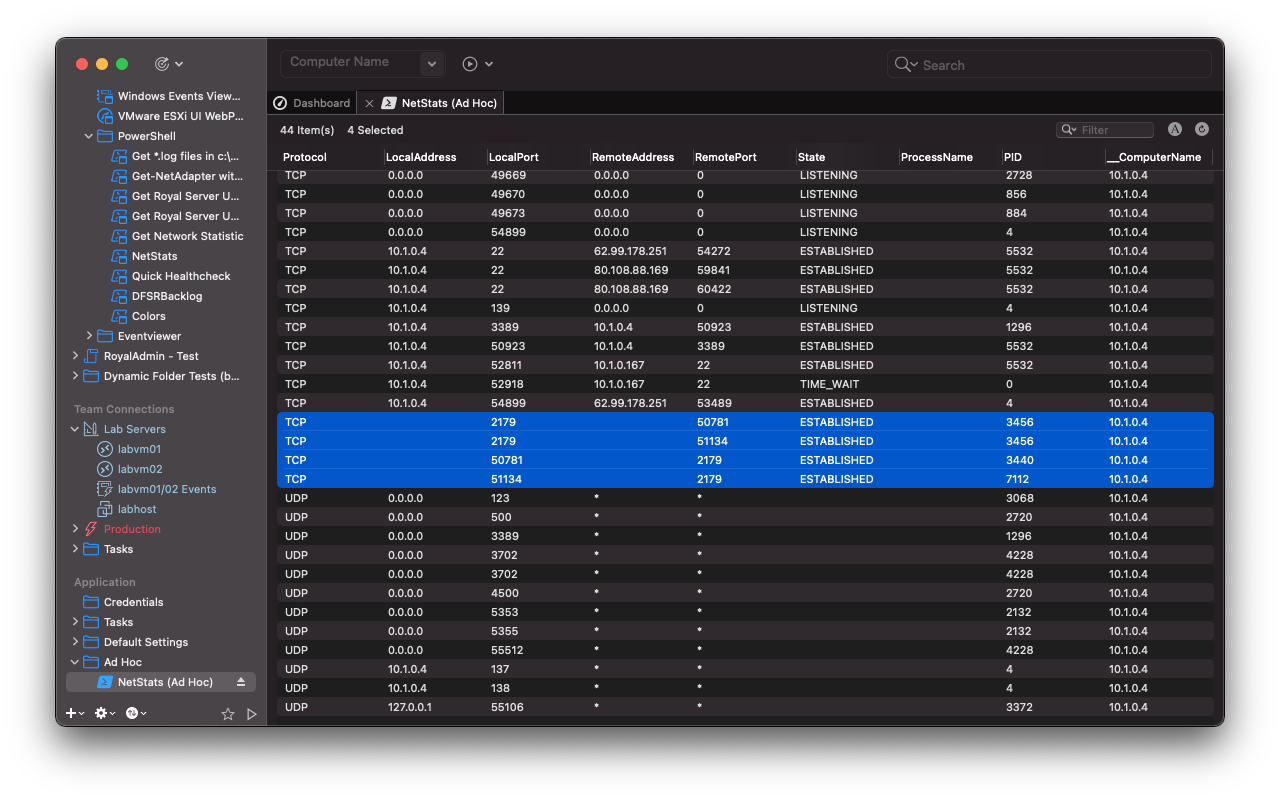 PowerShell: Script output in a grid view